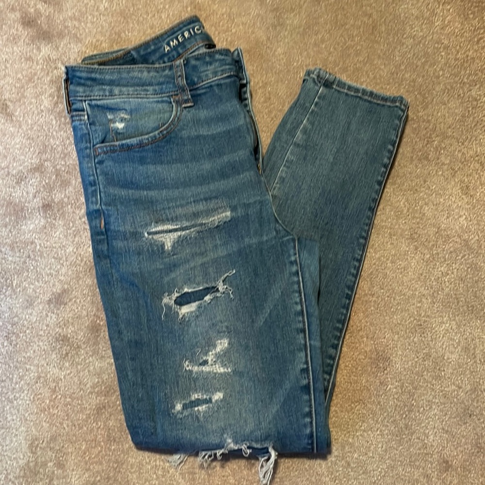 American Eagle Hi-Rise Jegging Crop Jeans